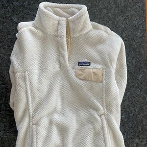 Patagonia Women’s Re-Tool Snap-T Pull Over, Small, White